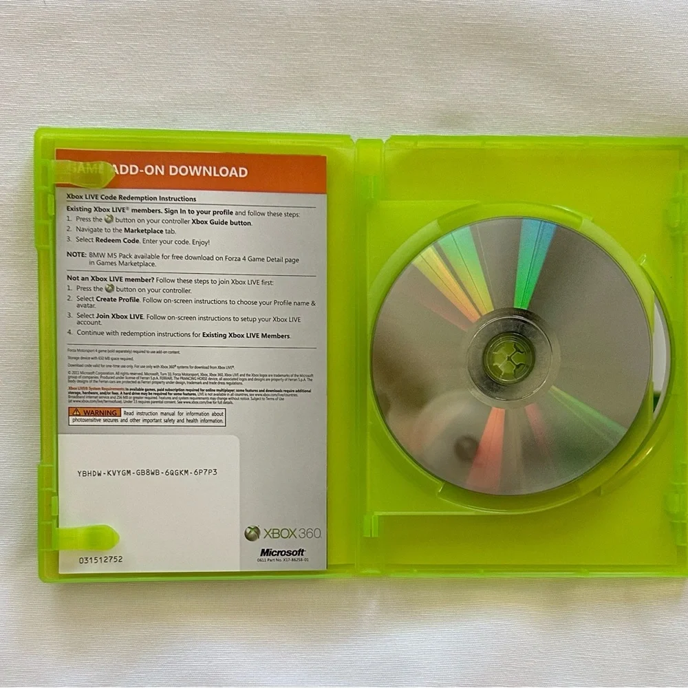 XBOX 360 FORZAV MOTORSPORT 4
